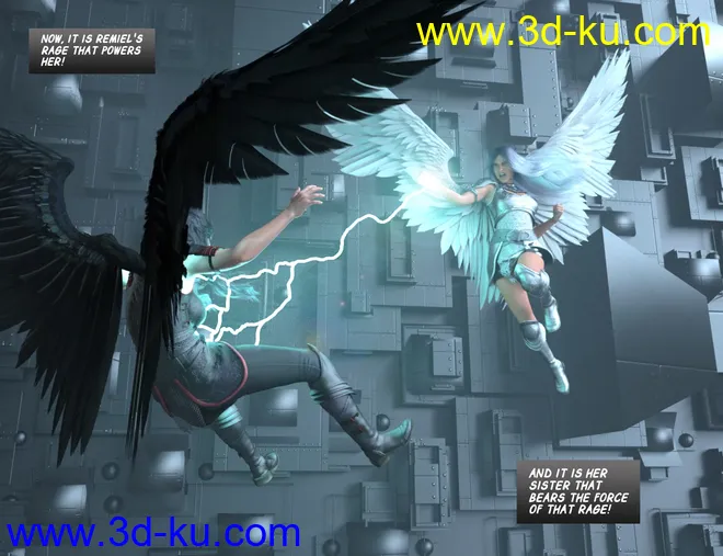 100 Ultimate Superhero Poses for Genesis 8模型的图片17