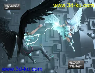 3D打印模型100 Ultimate Superhero Poses for Genesis 8的图片