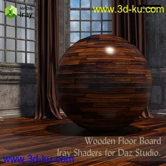 3D打印模型15 Floor Board Iray Shaders - Merchant Resource的图片