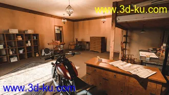 3D打印模型1920s Teenager Room的图片