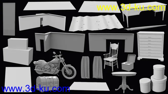 1920s Teenager Room模型的图片9