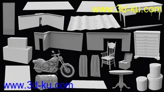 3D打印模型1920s Teenager Room的图片