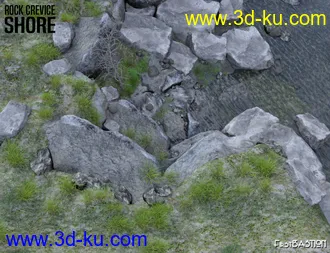 3D打印模型1stB Rock Crevice Shore的图片