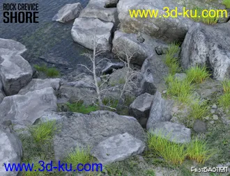 3D打印模型1stB Rock Crevice Shore的图片