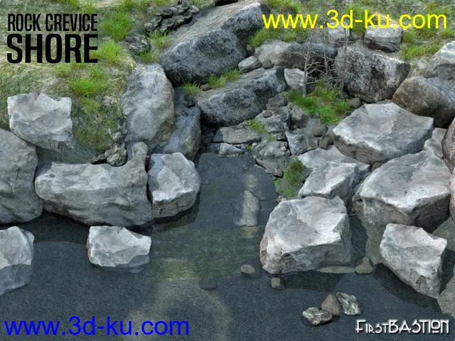 1stB Rock Crevice Shore模型的图片6