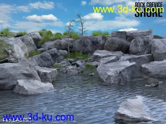 3D打印模型1stB Rock Crevice Shore的图片