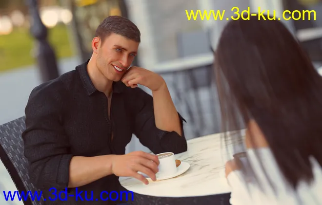 20 Unique Smiles HD for Genesis 8 Male(s)模型的图片9