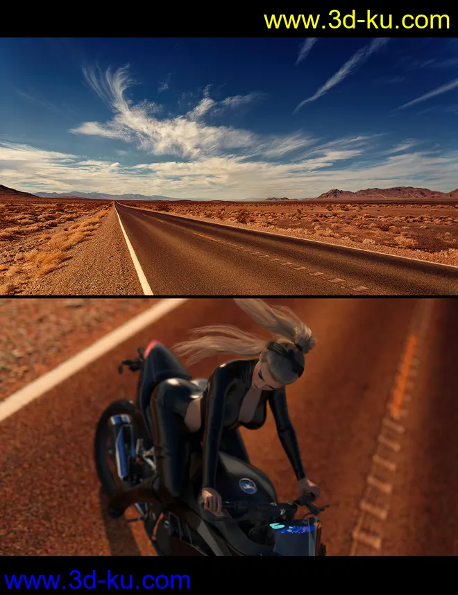 3D Photo Scenes - Lonely Roads模型的图片8