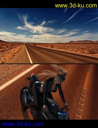 3D打印模型3D Photo Scenes - Lonely Roads的图片