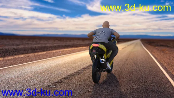 3D Photo Scenes - Lonely Roads模型的图片11