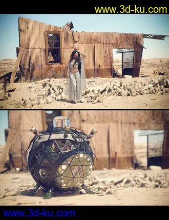 3D打印模型3D Photo Scenes - Weird Places的图片