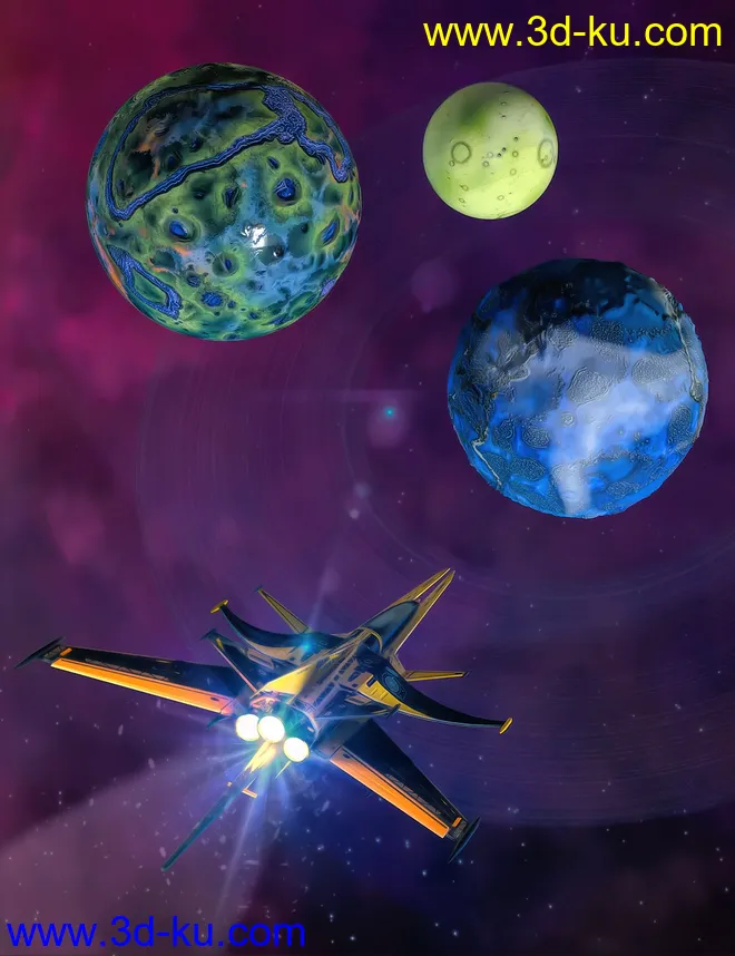 3D Planets Volume 1模型的图片6