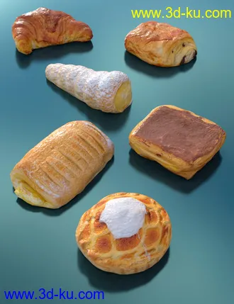 3D打印模型6 Coffee Cakes的图片