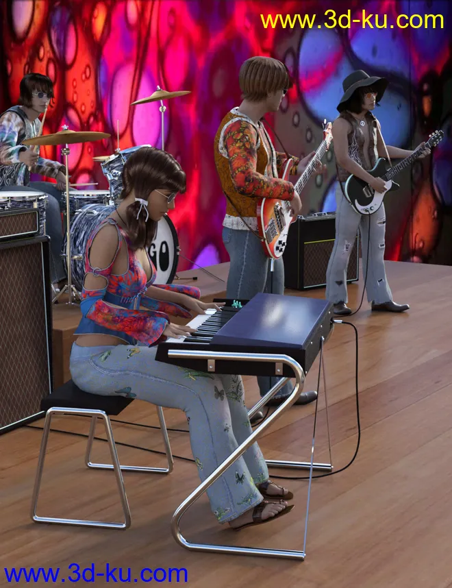 60s Band Equipment模型的图片13