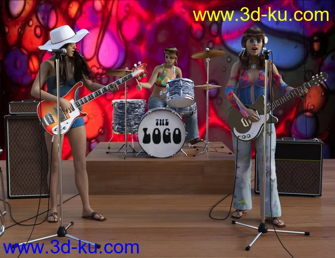 60s Band Equipment模型的图片16