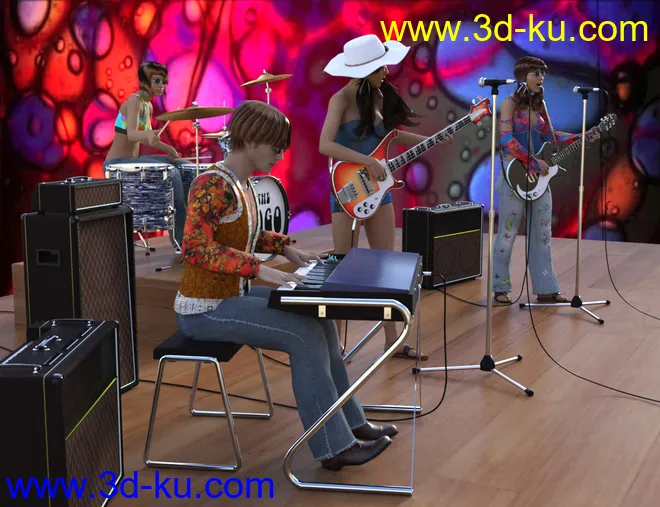 60s Band Equipment模型的图片17