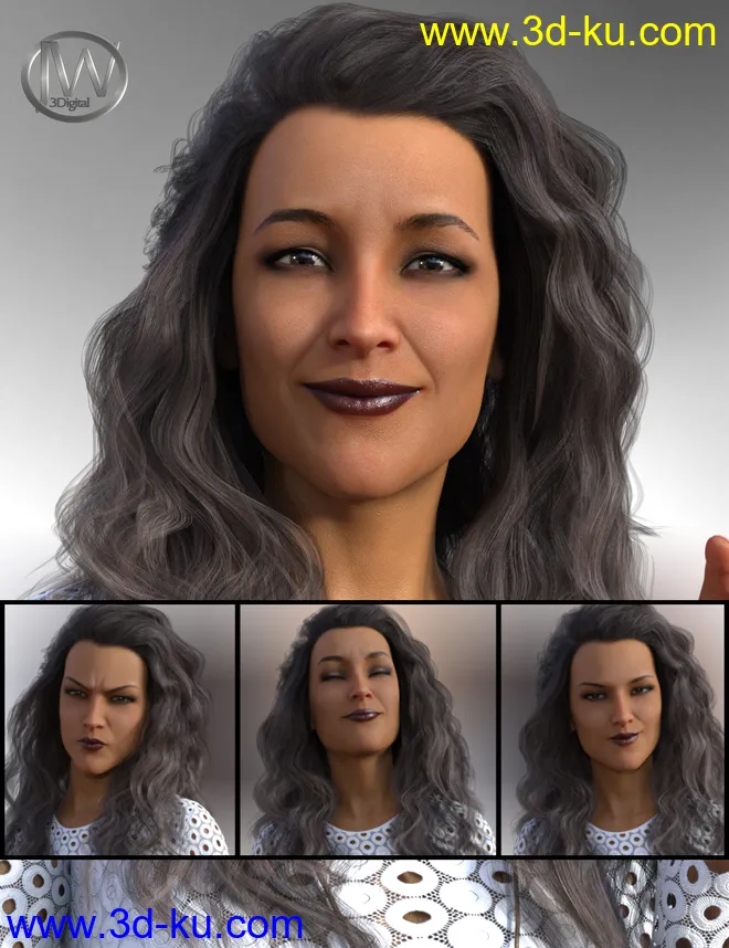 A Famous Woman - Dialable Expressions for Stephanie 8模型的图片1