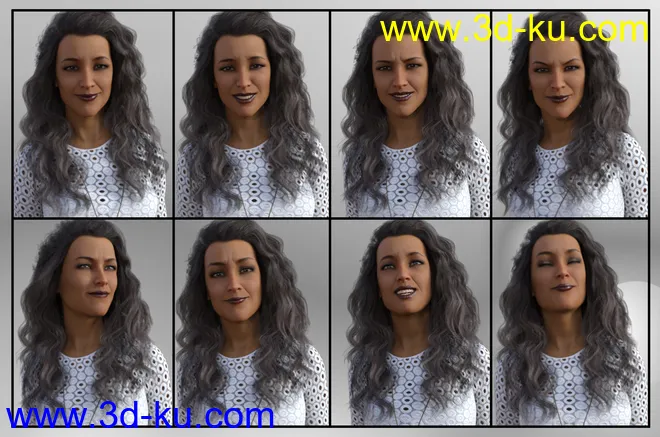 A Famous Woman - Dialable Expressions for Stephanie 8模型的图片2