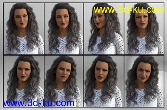 3D打印模型A Famous Woman - Dialable Expressions for Stephanie 8的图片