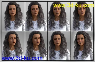 3D打印模型A Famous Woman - Dialable Expressions for Stephanie 8的图片