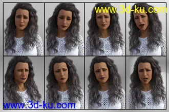 3D打印模型A Famous Woman - Dialable Expressions for Stephanie 8的图片