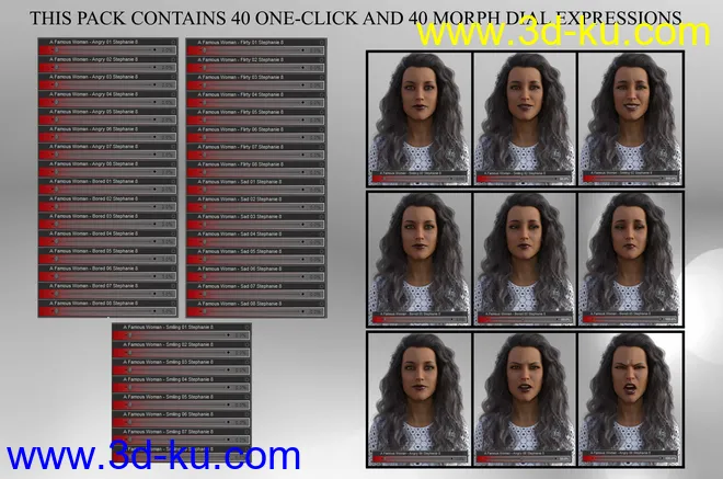 A Famous Woman - Dialable Expressions for Stephanie 8模型的图片7