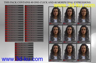 3D打印模型A Famous Woman - Dialable Expressions for Stephanie 8的图片