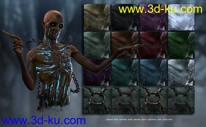 A Wraith Named Steve HD for Genesis 8 Male模型的图片4