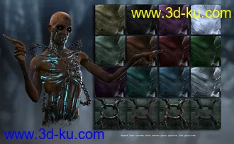 3D打印模型A Wraith Named Steve HD for Genesis 8 Male的图片