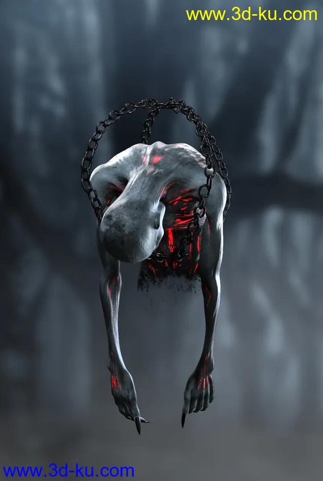 A Wraith Named Steve HD for Genesis 8 Male模型的图片6