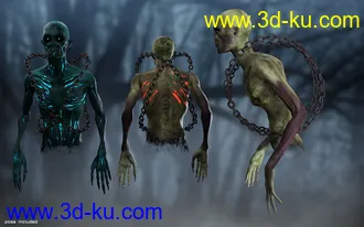 3D打印模型A Wraith Named Steve HD for Genesis 8 Male的图片