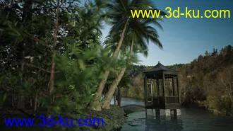 3D打印模型Abandoned Gazebo的图片