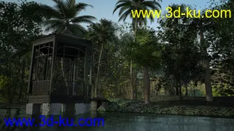 3D打印模型Abandoned Gazebo的图片