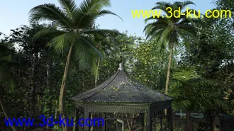 3D打印模型Abandoned Gazebo的图片