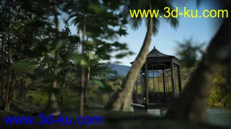 3D打印模型Abandoned Gazebo的图片