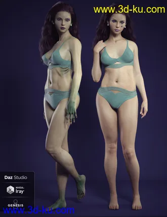 3D打印模型Adria for Genesis 8 Female的图片