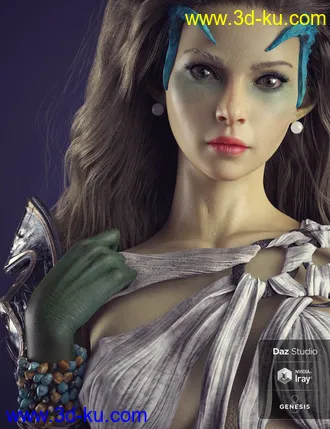 3D打印模型Adria for Genesis 8 Female的图片