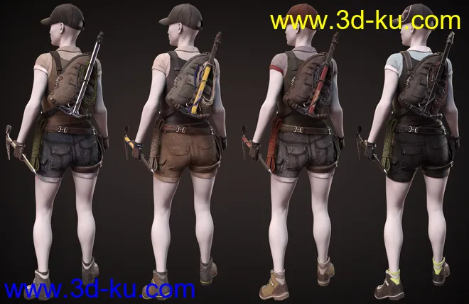 Adventure Outfit for Genesis 8 Female(s)模型的图片9