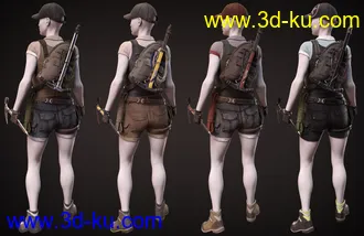 3D打印模型Adventure Outfit for Genesis 8 Female(s)的图片