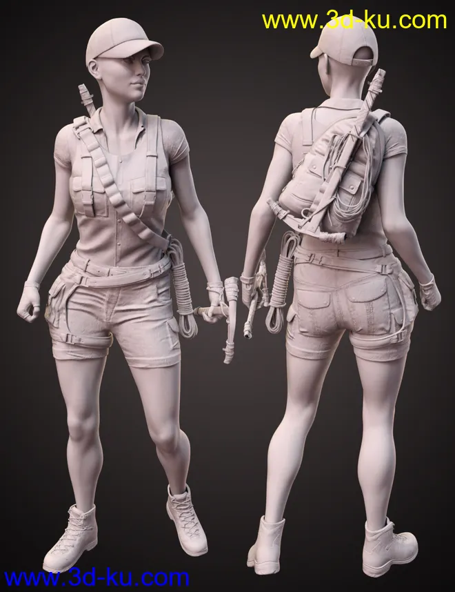 Adventure Outfit for Genesis 8 Female(s)模型的图片11
