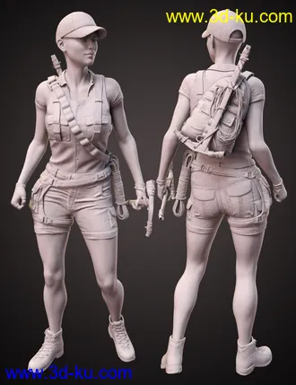 3D打印模型Adventure Outfit for Genesis 8 Female(s)的图片