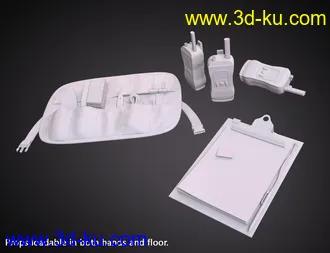 3D打印模型Adventure Poses and Props for Genesis 8 Female的图片