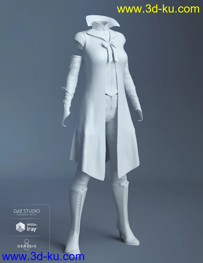 Agate Noir for Genesis 8 Female(s)模型的图片6