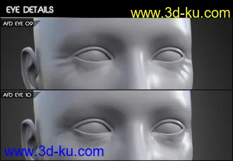 Aging Face Details HD for Genesis 3 and 8 Female(s)模型的图片9