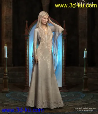 3D打印模型Alatariel for Genesis 8 Female的图片