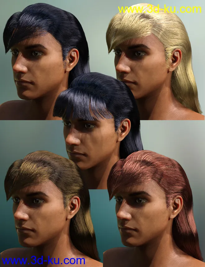 Ali Baba dForce Clothing and Hair for Genesis 8 Male(s)模型的图片9