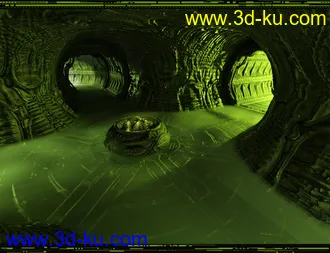 3D打印模型Alien Corridor Kit的图片