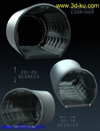 3D打印模型Alien Corridor Kit的图片