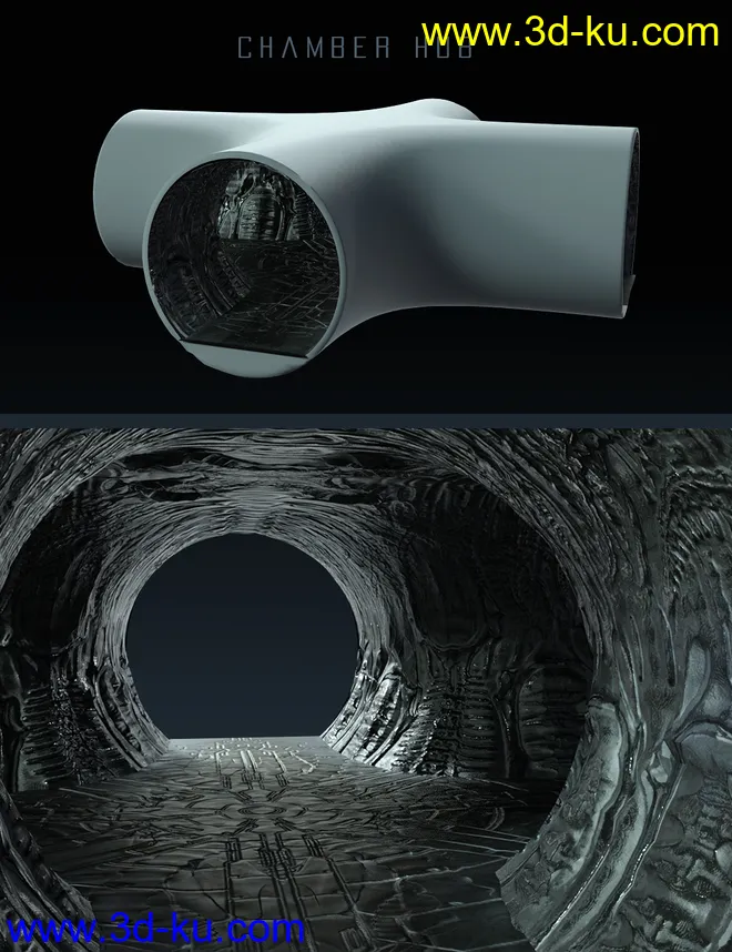Alien Corridor Kit模型的图片8