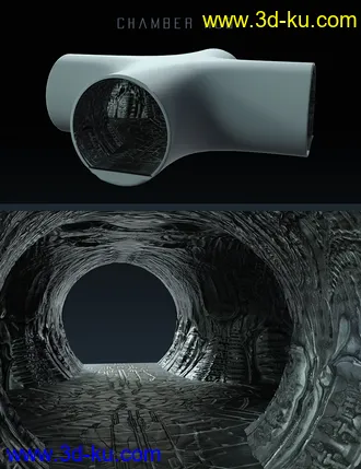 3D打印模型Alien Corridor Kit的图片